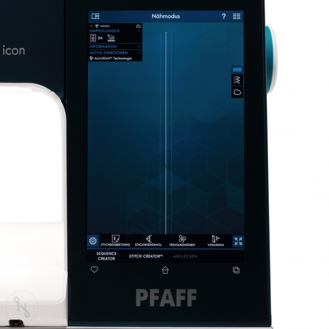 Pfaff Performance Icon Display