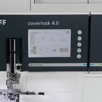 Pfaff Coverlock Display
