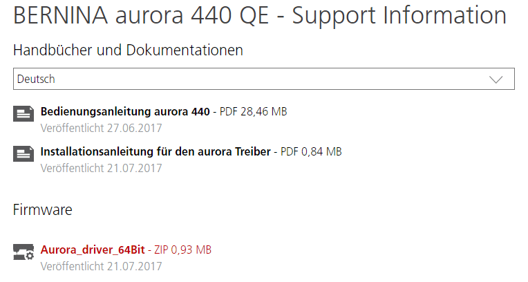 Support Aurora Bernina